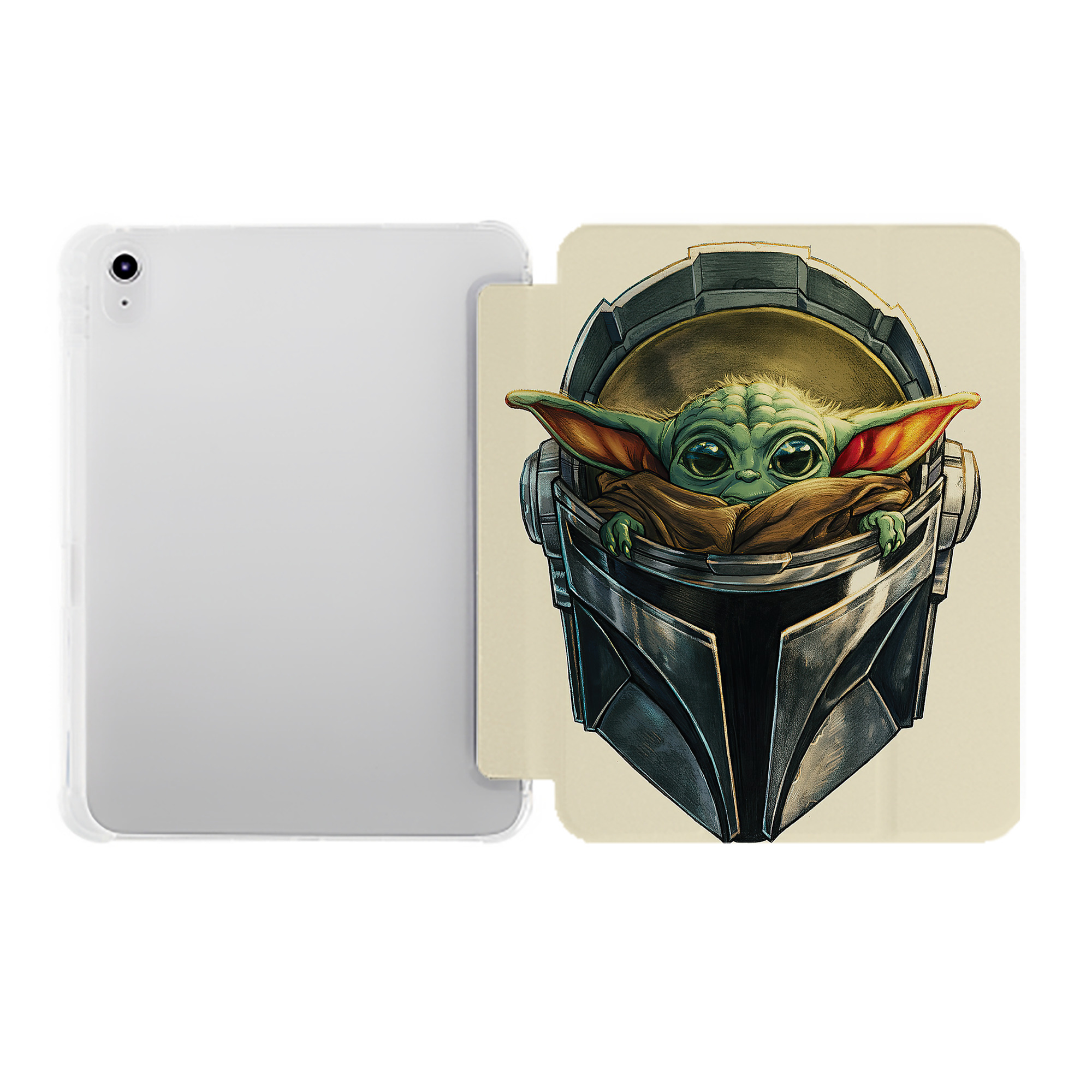 （画像用） スター・ウォーズ Star Wars IPad ケース ペン収納付き 三つ折りスタンド PUレザー×シリコン 対応機種9.5/10.5/10.9インチ